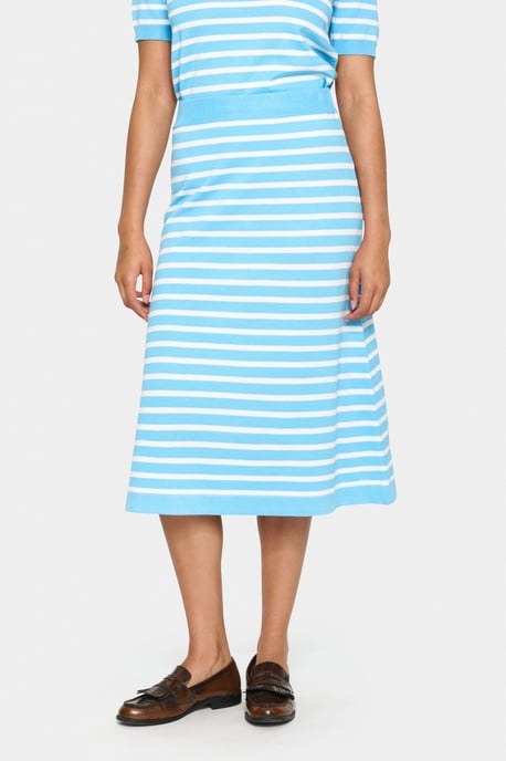 Skirt A-shape Ethereal Blue Ice Stripe - Image 2