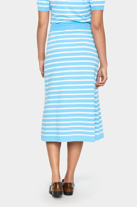 Skirt A-shape Ethereal Blue Ice Stripe - Image 3