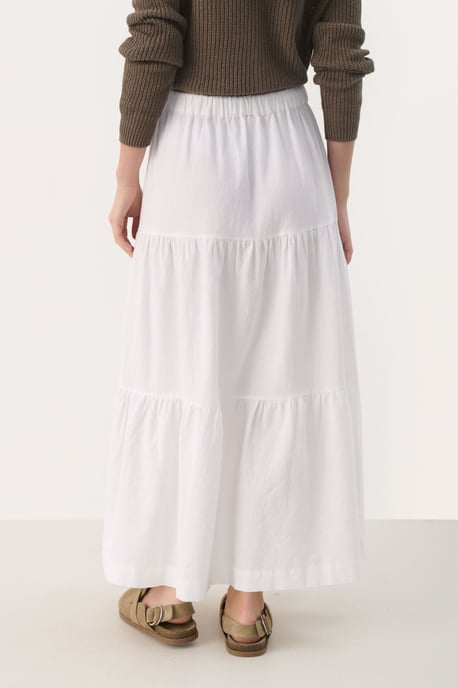 Skirt Relaxed fit Bright White - Image 4
