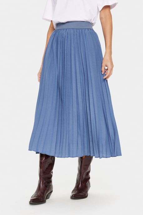 Skirt A-shape China Blue - Image 2