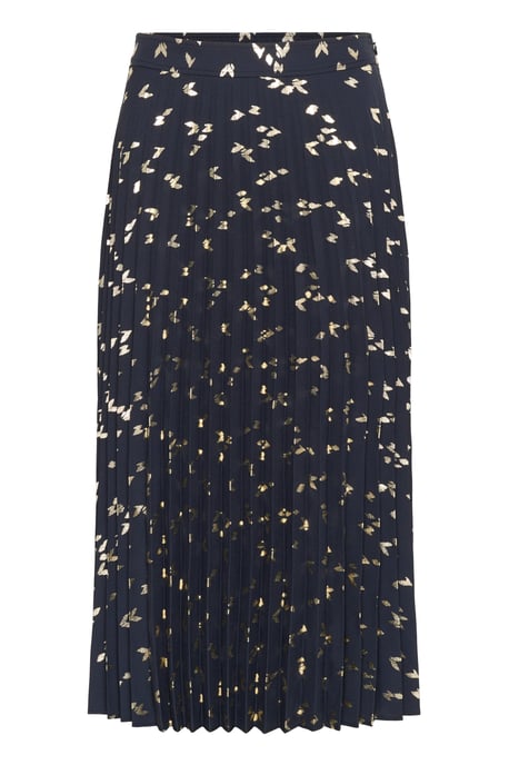 Rok A-shape Navy Foil Print navy - Image 4