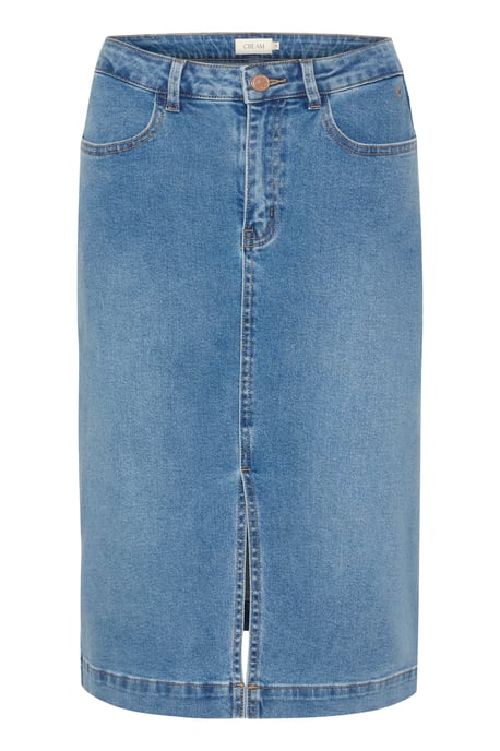 Skirt A-shape Reno Medium Blue Denim - Image 4