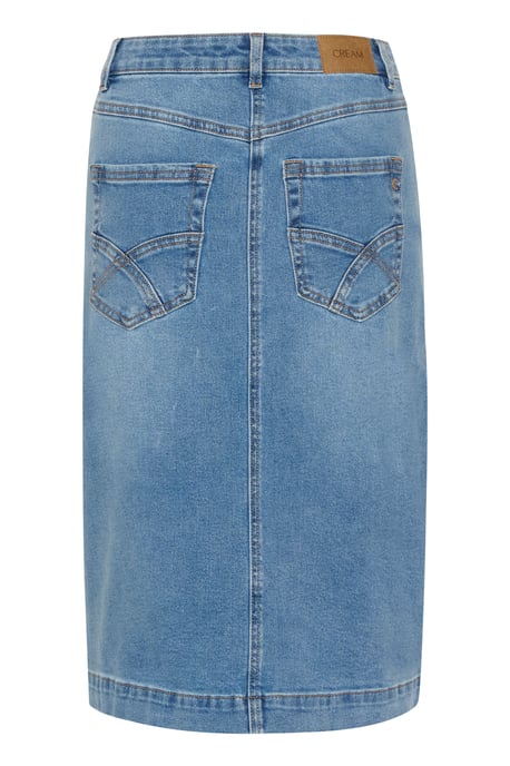 Skirt A-shape Reno Medium Blue Denim - Image 5