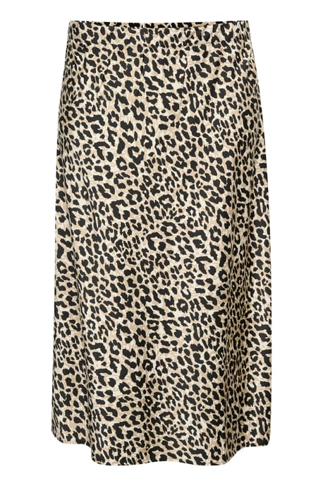 Skirt Regular fit Black/Brown Leo Print - Image 4