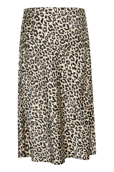 Skirt Regular fit Black/Brown Leo Print - Image 5