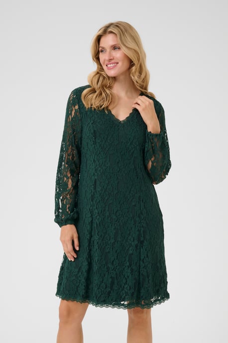 Jersey dress Feminine Silhouette Sea Moss - Image 3