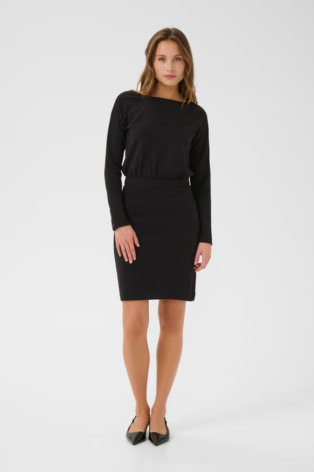 Jersey dress Relaxed fit Black - Image 1