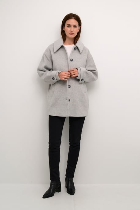 Jas Oversize fit Grey Melange - Image 1