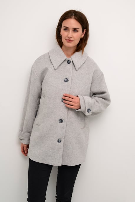 Jas Oversize fit Grey Melange - Image 2