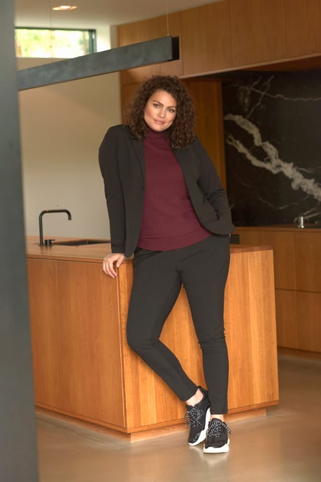 Blazer Shaped fit Black Deep - Image 1