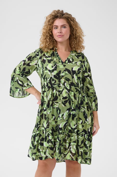 Jurk Regular fit green - Image 3
