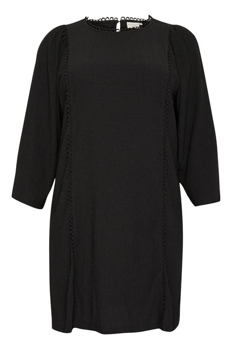 Jersey jurk A-shape black - Image 4