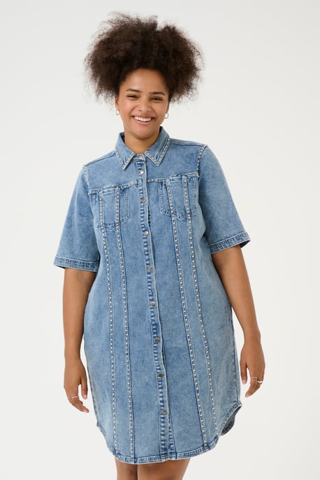 Denim Jurk Regular fit blue - Image 3
