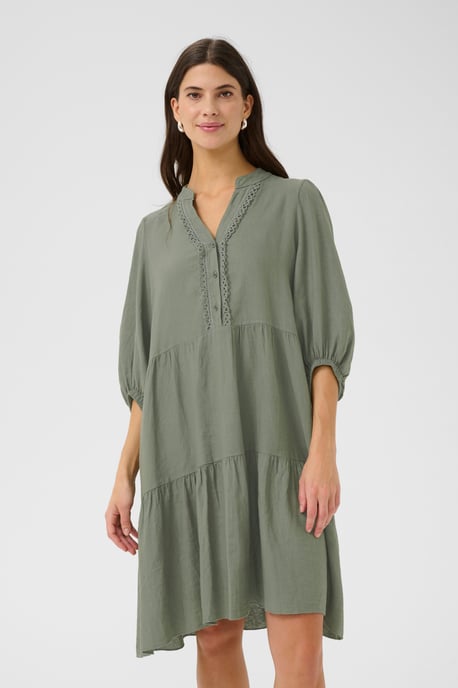 Dress A-shape Deep Lichen Green - Image 3