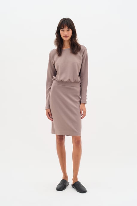 Jersey dress Relaxed fit Sandy Grey - Image 1