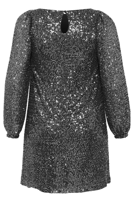 Jersey jurk A-shape silver - Image 5