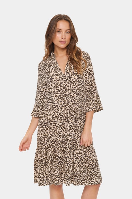 Dress Casual fit Creme Leopard Strokes - Image 2