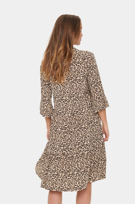 Dress Casual fit Creme Leopard Strokes - Image 3