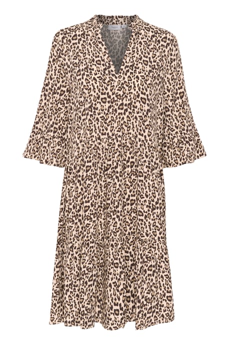 Dress Casual fit Creme Leopard Strokes - Image 4