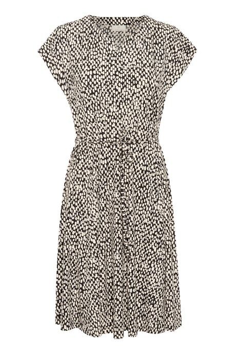 Jurk Regular fit black white - Image 4