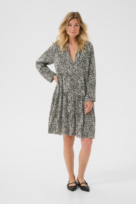Dress A-shape Animal Stripes - Image 2