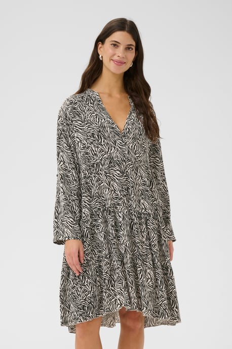 Dress A-shape Animal Stripes - Image 5