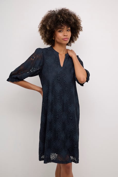 Jurk Relaxed fit navy - Image 3