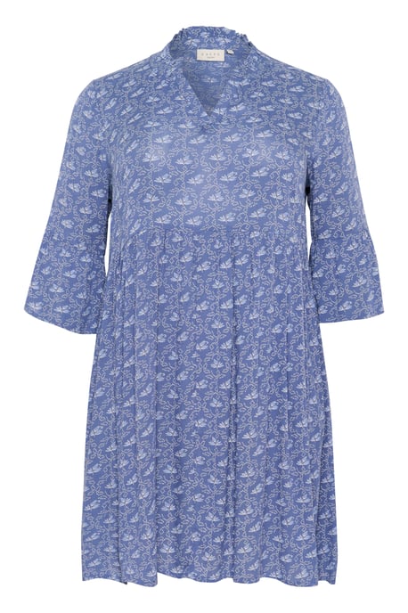 Jurk A-shape blue white - Image 4