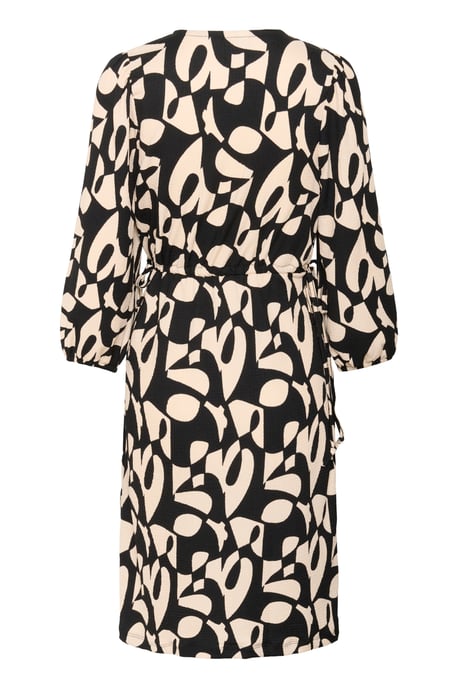 Jurk Regular fit black offwhite - Image 5