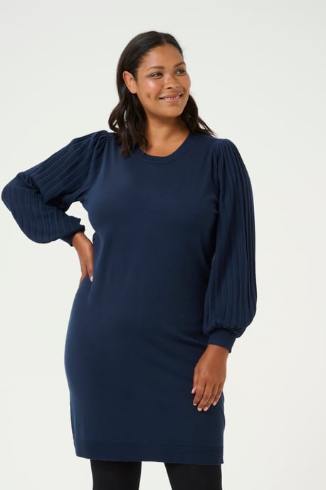 Jurk Regular fit dark blue - Image 3
