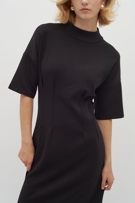 Jersey dress Black - Image 3