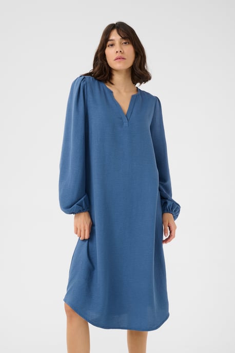 Blouse with long sleeve Regular fit Ensign Blue - Image 3