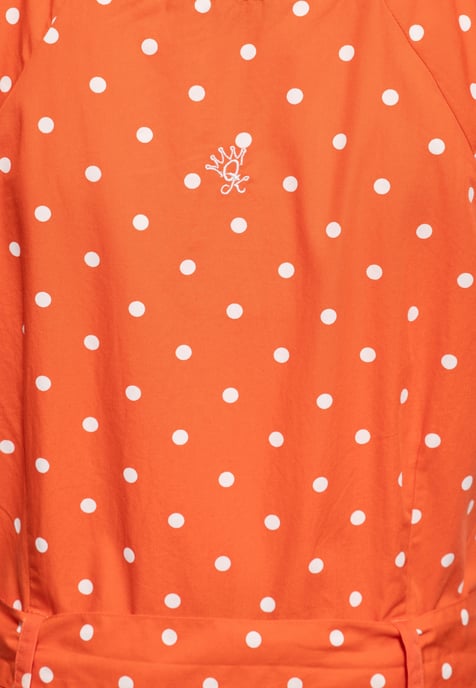 Queen Kerosin Damen Swing Kleid orange - Image 4