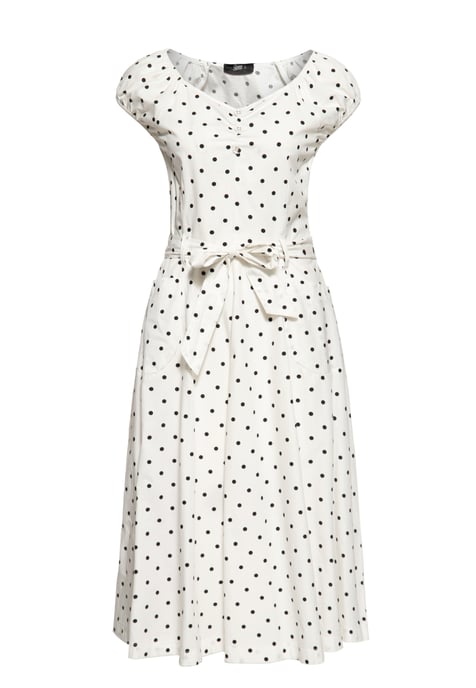 Queen Kerosin Damen Swing Kleid weiß - Image 1