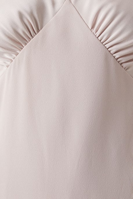 Coast Honoured V Neck Angel Short Sleeve Satin Maxi Bridesmaid Dress - Image 6