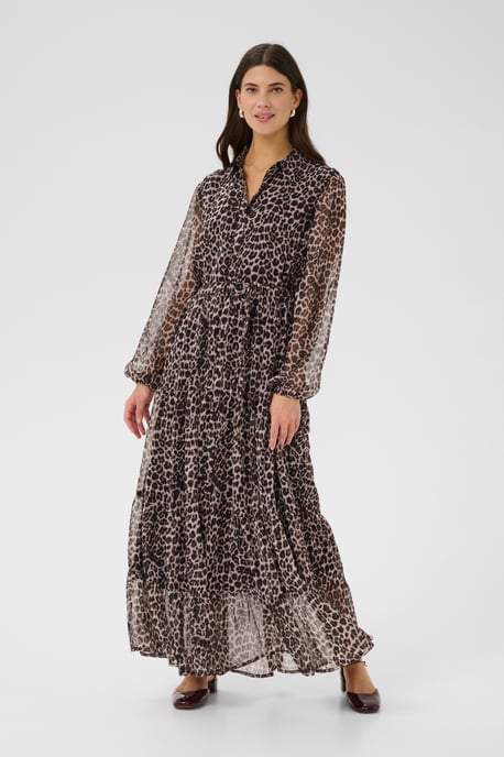 Dress A-shape Natrual Animal Spots - Image 3