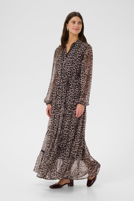 Dress A-shape Natrual Animal Spots - Image 4