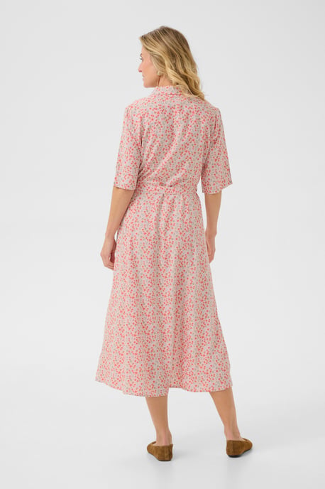 Dress Feminine Silhouette Sepia Rose Flower - Image 3
