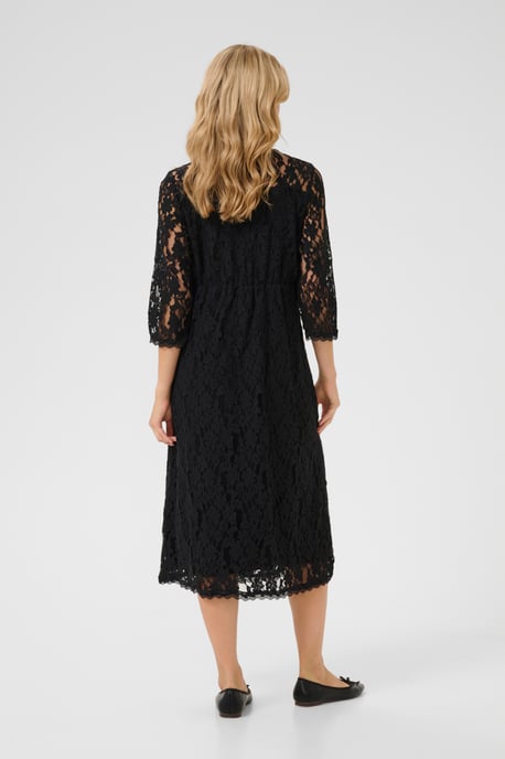 Jersey dress Feminine Silhouette Pitch Black - Image 5