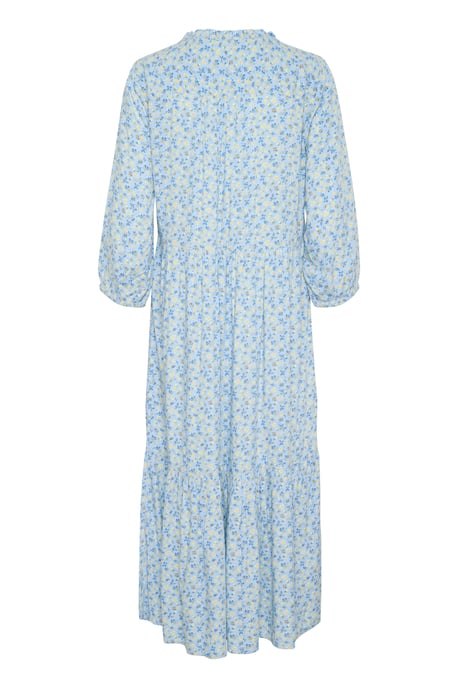 Dress A-Line Blue Yellow Small Floral - Image 5