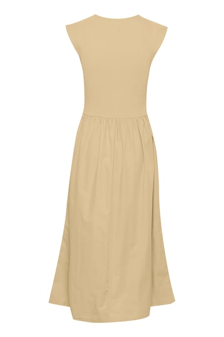 Jersey jurk Feminine beige - Image 5