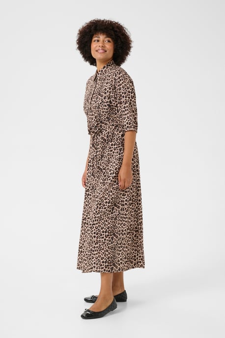 Dress Feminine Silhouette Animal Neutral - Image 2