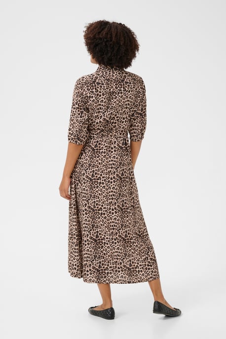 Dress Feminine Silhouette Animal Neutral - Image 3