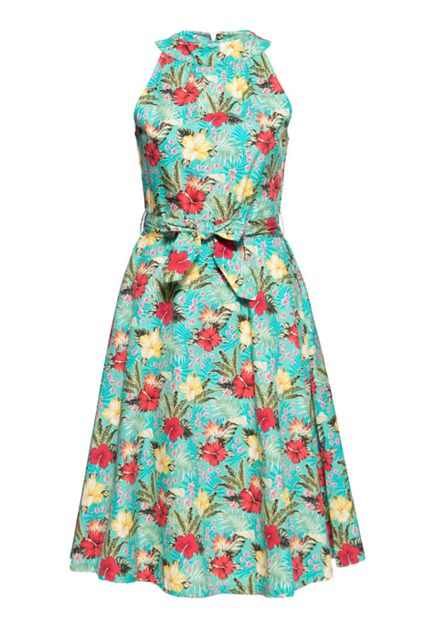 Queen Kerosin Damen Swing Kleid mint - Image 1