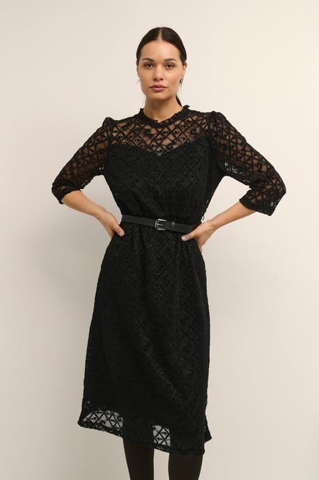 Jurk Feminine Pitch Blac - Image 2