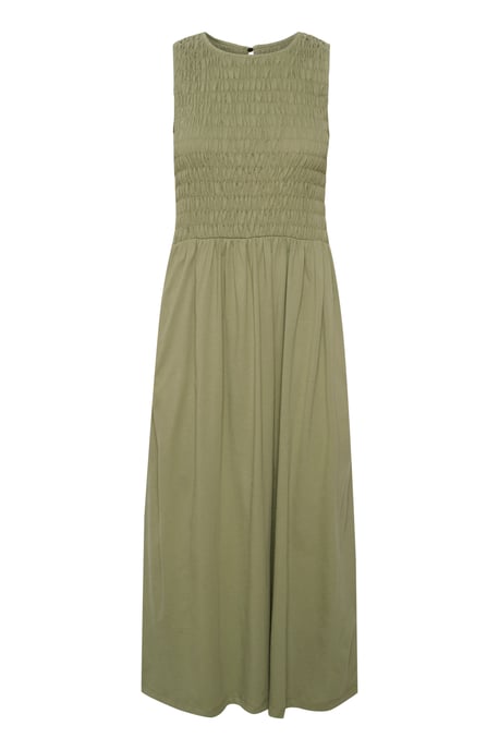 Jersey dress A-shape Oil Green - Image 4