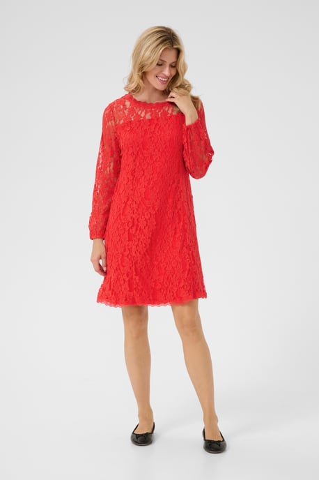 Dress Feminine Silhouette High Risk Red - Image 1