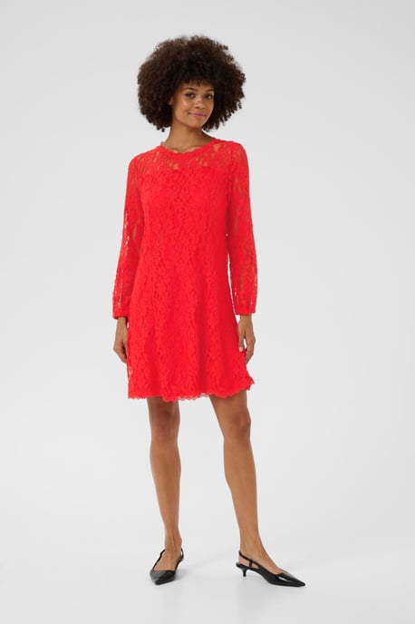 Dress Feminine Silhouette High Risk Red - Image 2
