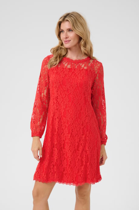 Dress Feminine Silhouette High Risk Red - Image 5