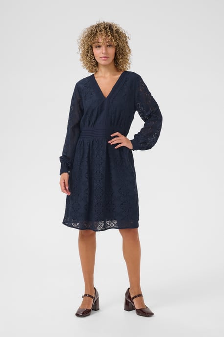 Dress Feminine Silhouette Dress Blues - Image 1